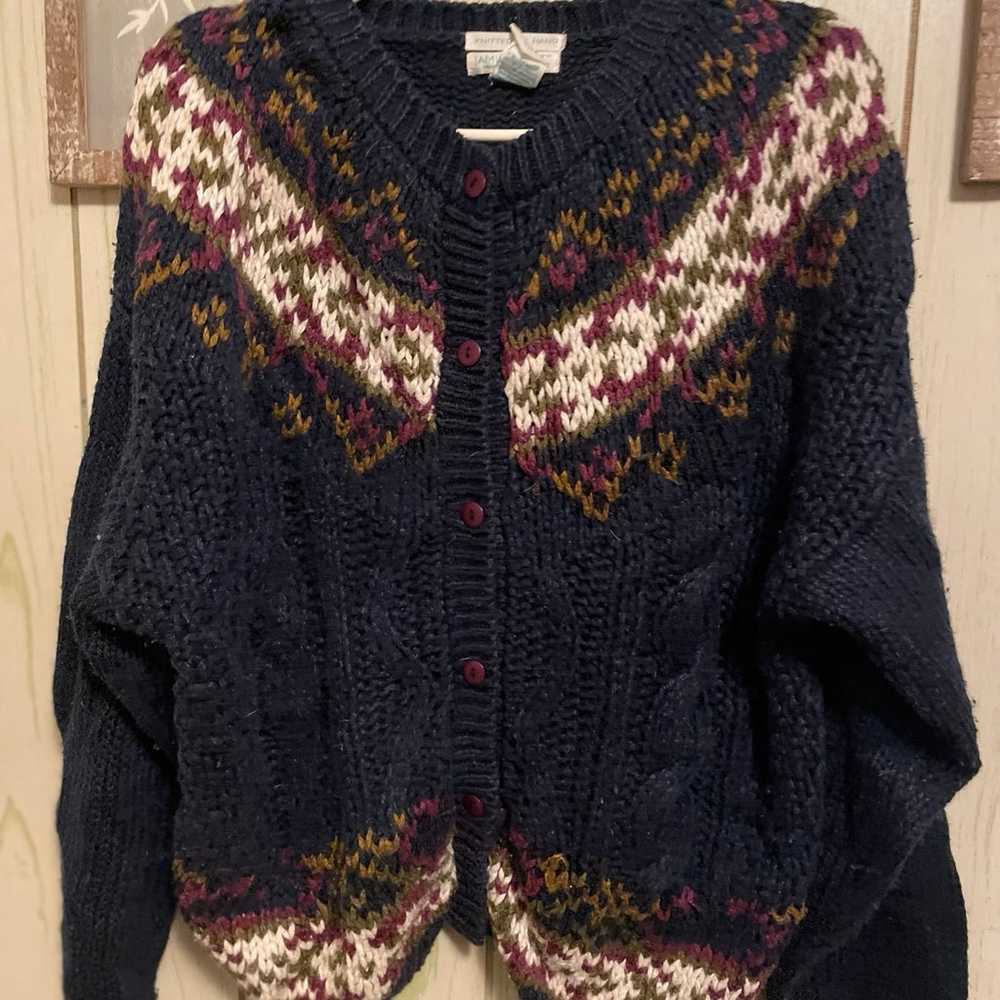 Jamie Scott Hand Knitted SweaterWomens Medium - image 2