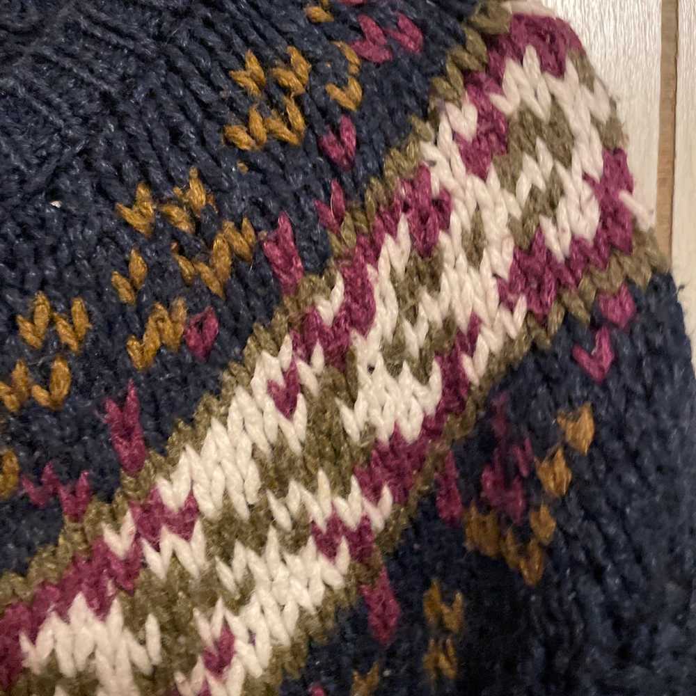 Jamie Scott Hand Knitted SweaterWomens Medium - image 4