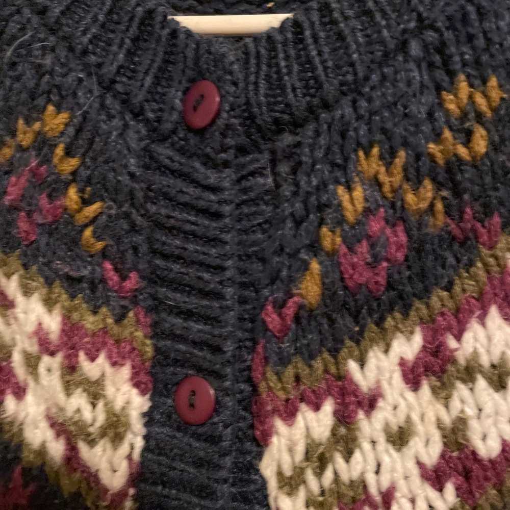 Jamie Scott Hand Knitted SweaterWomens Medium - image 5