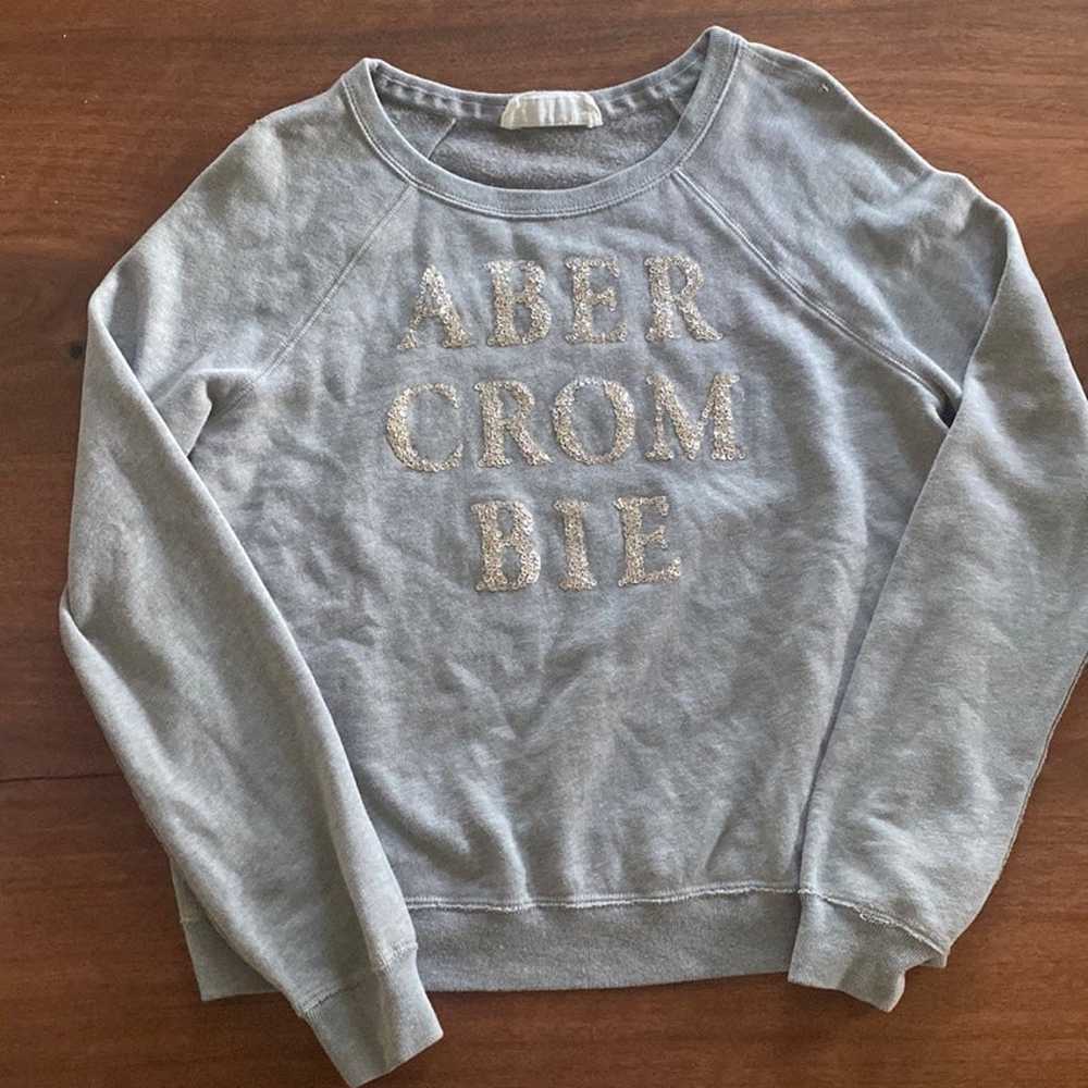 Vintage Abercrombie and Fitch Sequin Crewneck Swe… - image 1