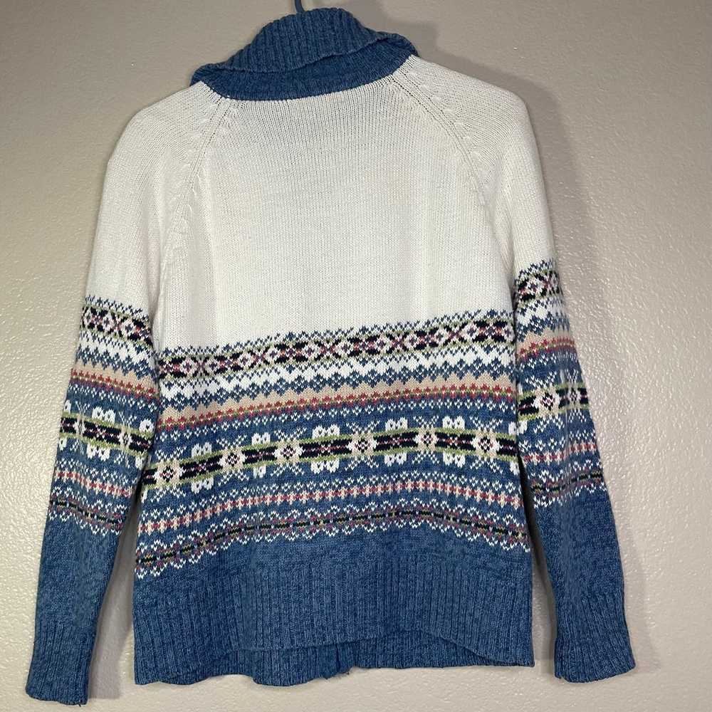 Tiara International Sweater Medium Zip Up Sweater… - image 5