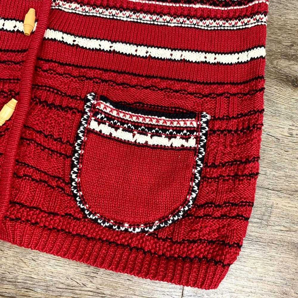 Vintage 90s knit cardigan - image 4