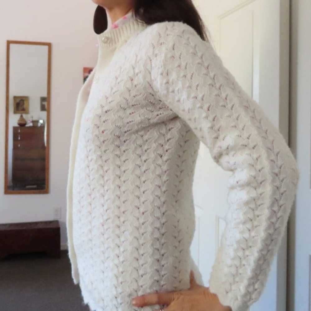 Vintage White Sweater - image 2