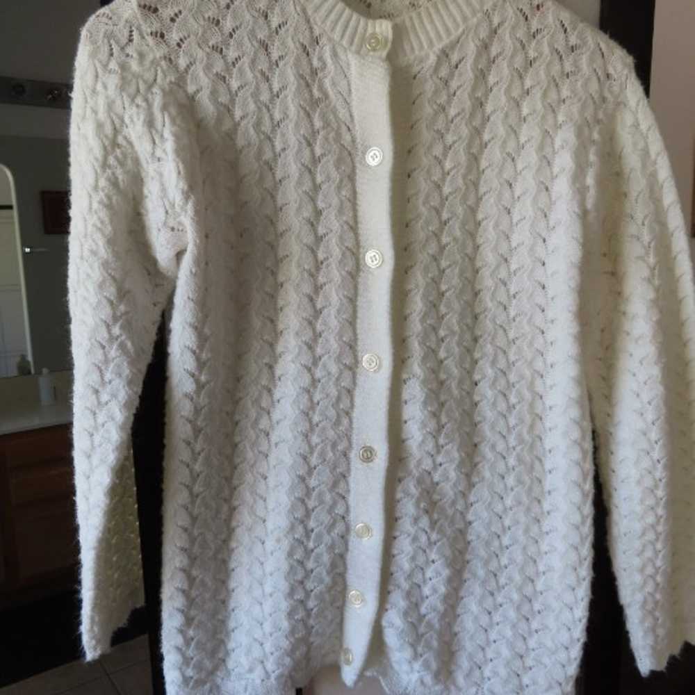 Vintage White Sweater - image 6