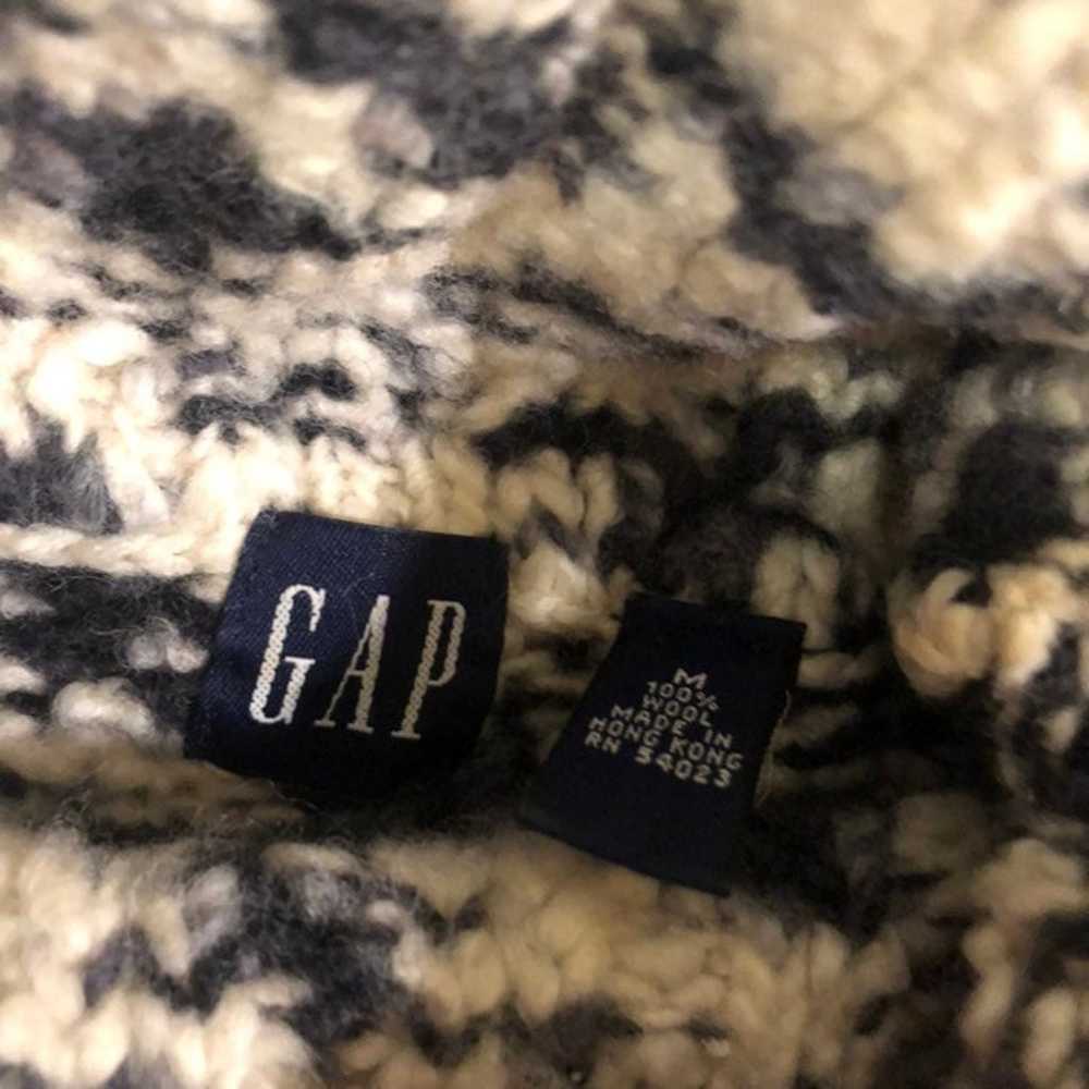 100% Wool Chunky GAP Sweater - image 6