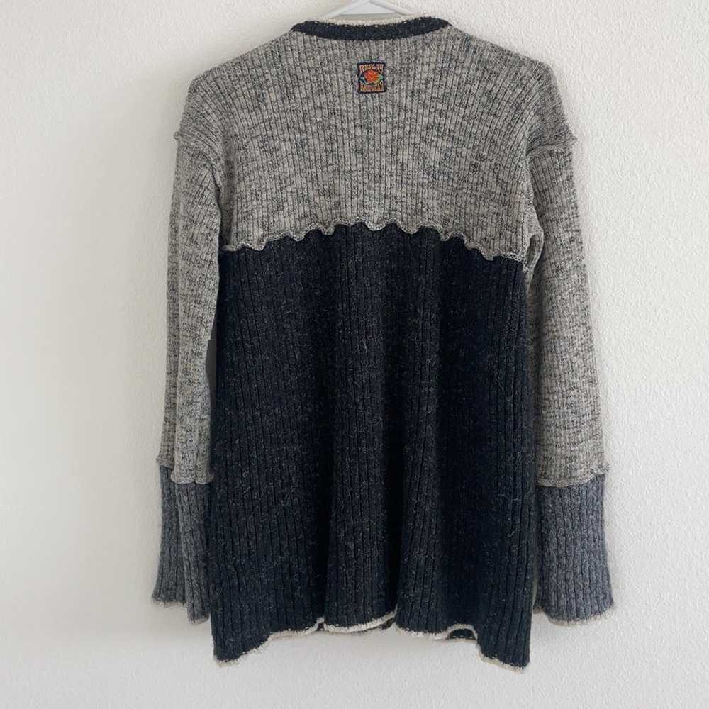 Replay Knitwear Alpaca Blend Button Down Sweater - image 10