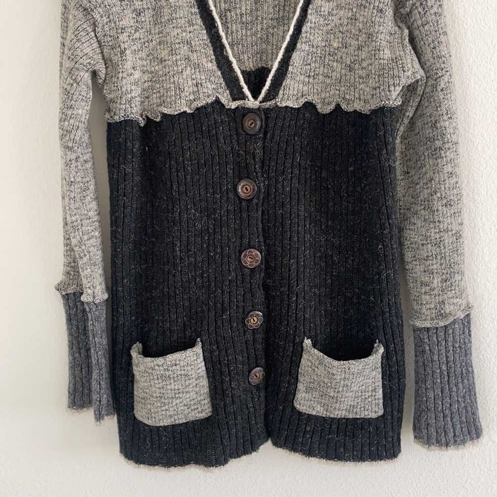 Replay Knitwear Alpaca Blend Button Down Sweater - image 2