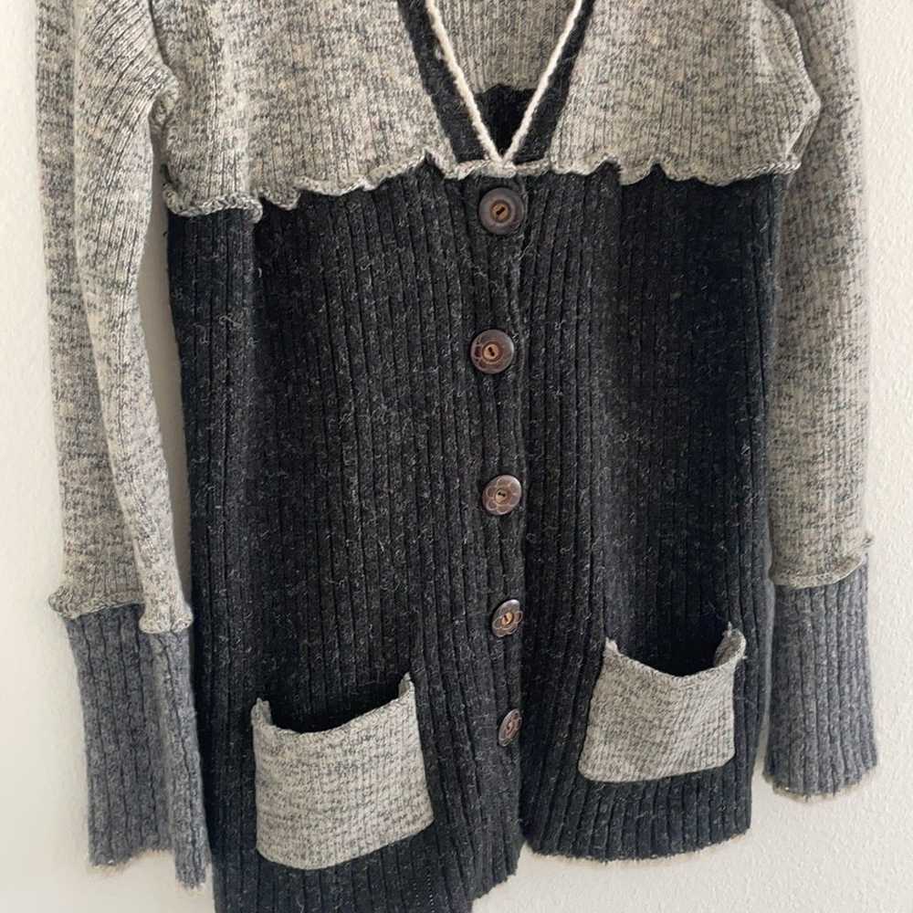Replay Knitwear Alpaca Blend Button Down Sweater - image 4