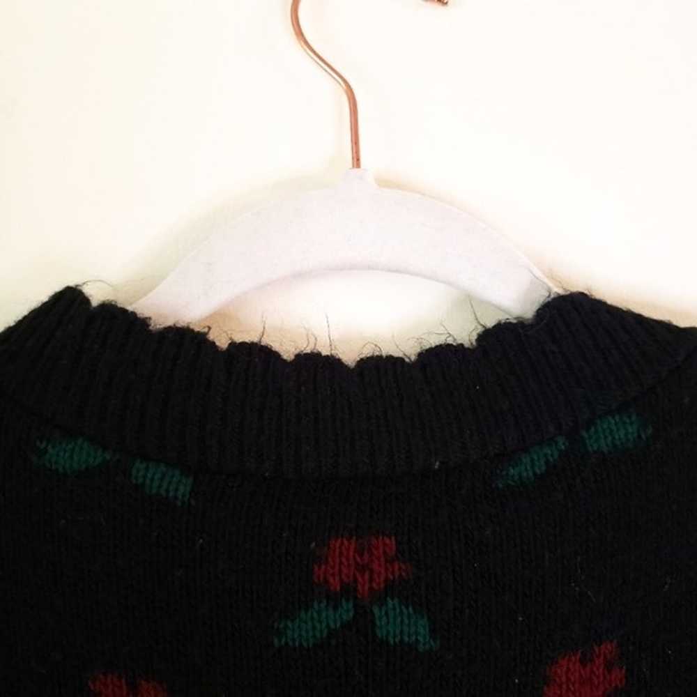 Vintage Dana Scott Floral Crewneck Sweater - image 4