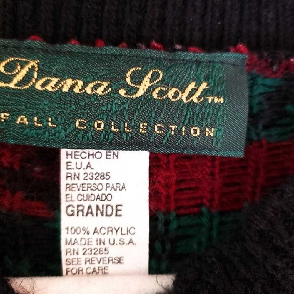 Vintage Dana Scott Floral Crewneck Sweater - image 6