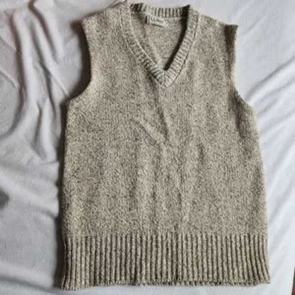 Vintage L.L. Bean Wool Sweater Vest - image 2