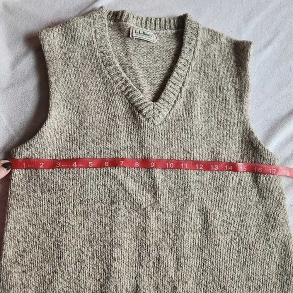 Vintage L.L. Bean Wool Sweater Vest - image 6