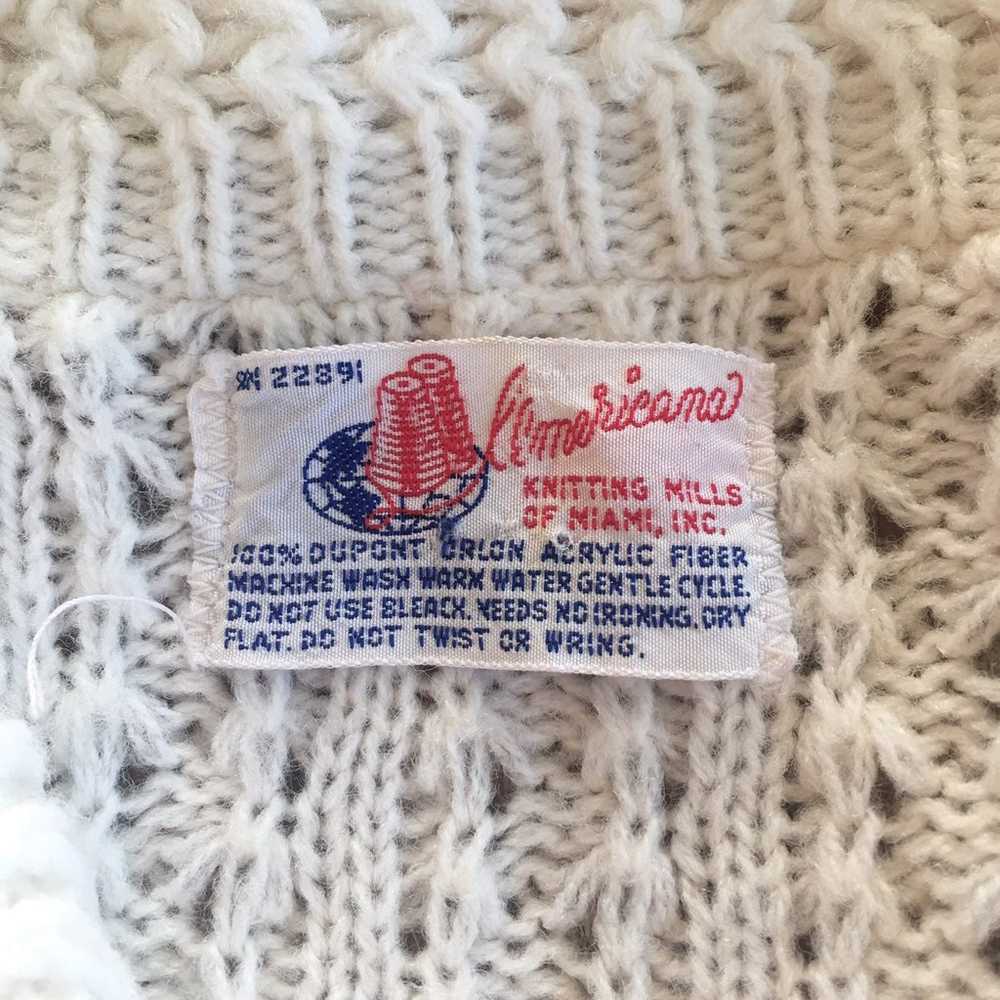 VTG 60s Americana Knitting Mills Sweater - image 9