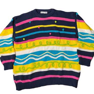 Vintage womens 80s quirky Sweater M - image 1