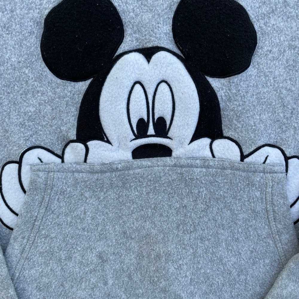 Vintage Mickey Mouse Fleece Hoodie - image 2