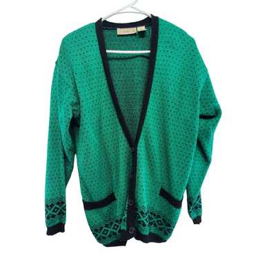 Vintage Liz Claiborne Knitwear Fair Isle Nordic B… - image 1