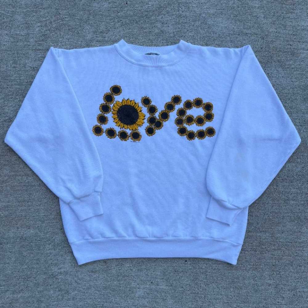 90’s Love Sunflower Crewneck - image 1