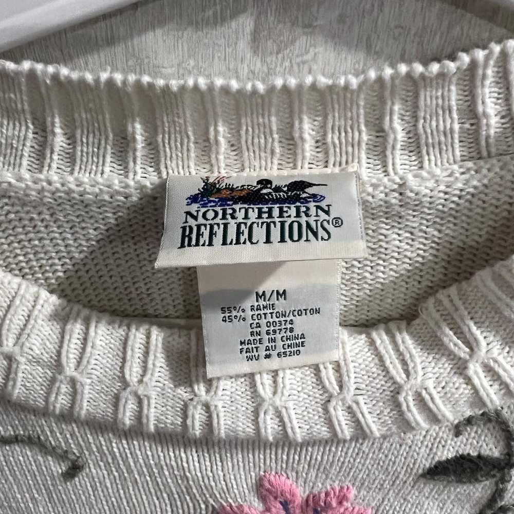 Vintage Northern Reflections Embroidered Sweater - image 2