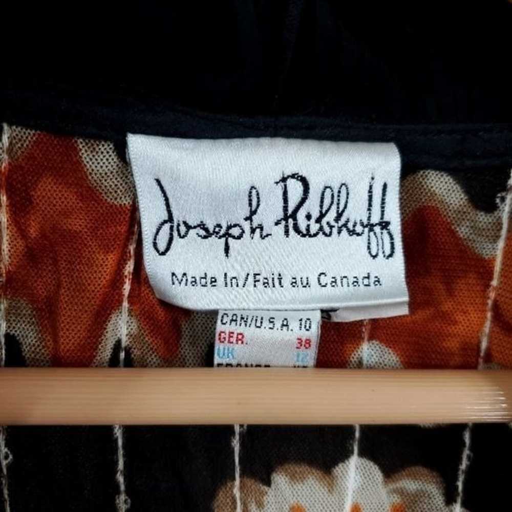 Joseph Ribkoff Cardigan Ruffle Top Tie Dye Sequin… - image 7