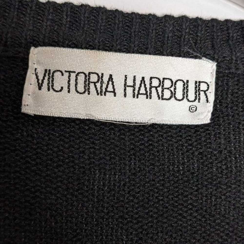 Victoria Harbour Vintage Black Long Sleeve Bead E… - image 2
