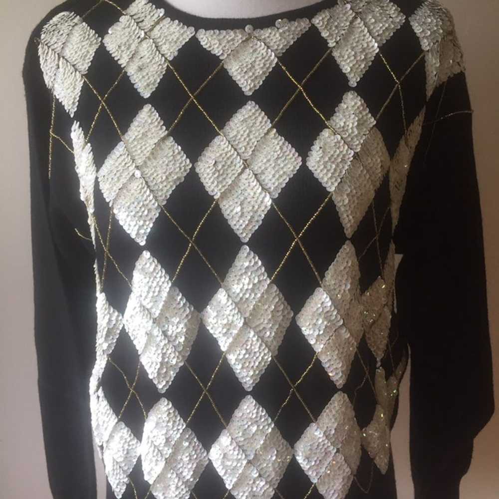 Vintage Liz Claiborne Holiday Sweater - image 1