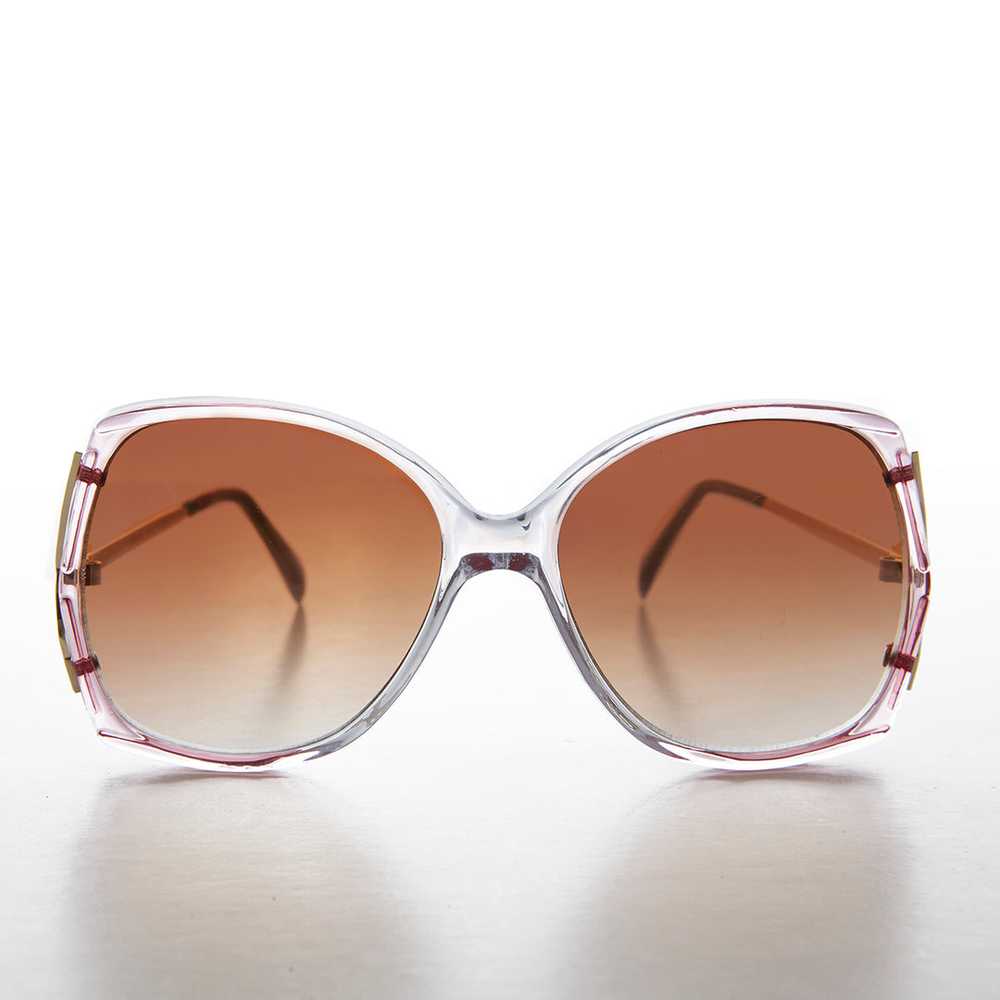 Large Square Women's Sunglasses - Goldie - image 2