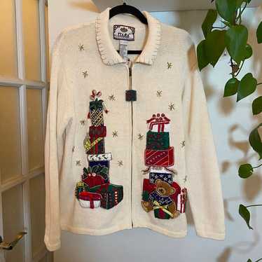 Vintage Tiara International Y2K Christmas Sweater