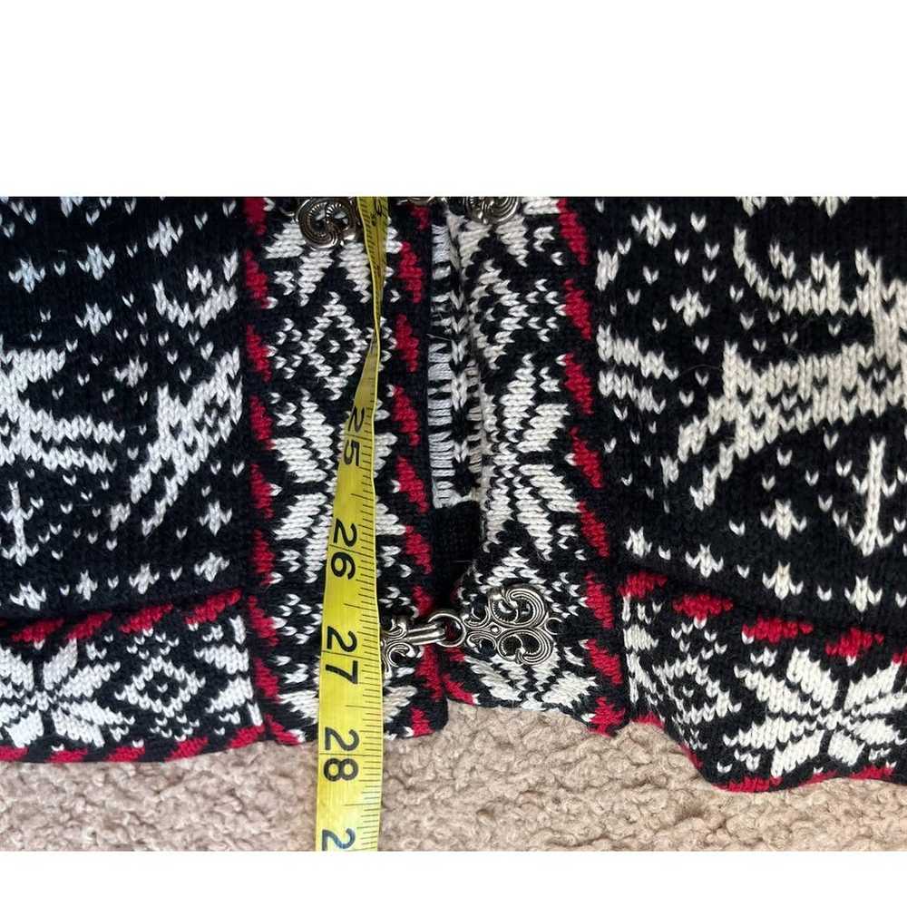 Vintage Fair Isle Talbots Reindeer Christmas Swea… - image 5