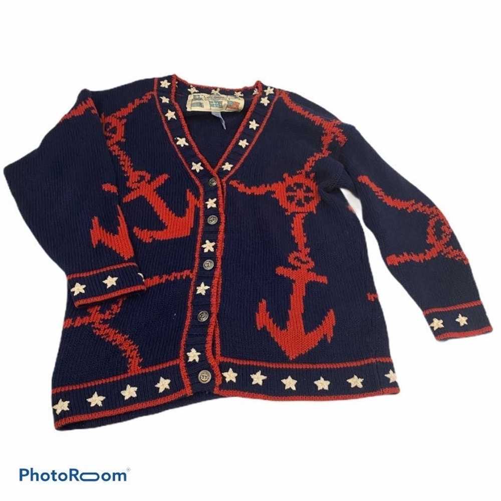 Vintage dry goods sailor cardigan - image 1