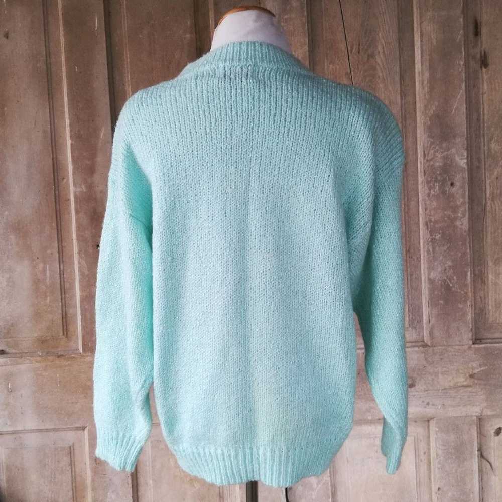 Vintage Mint Green Sweater - image 3