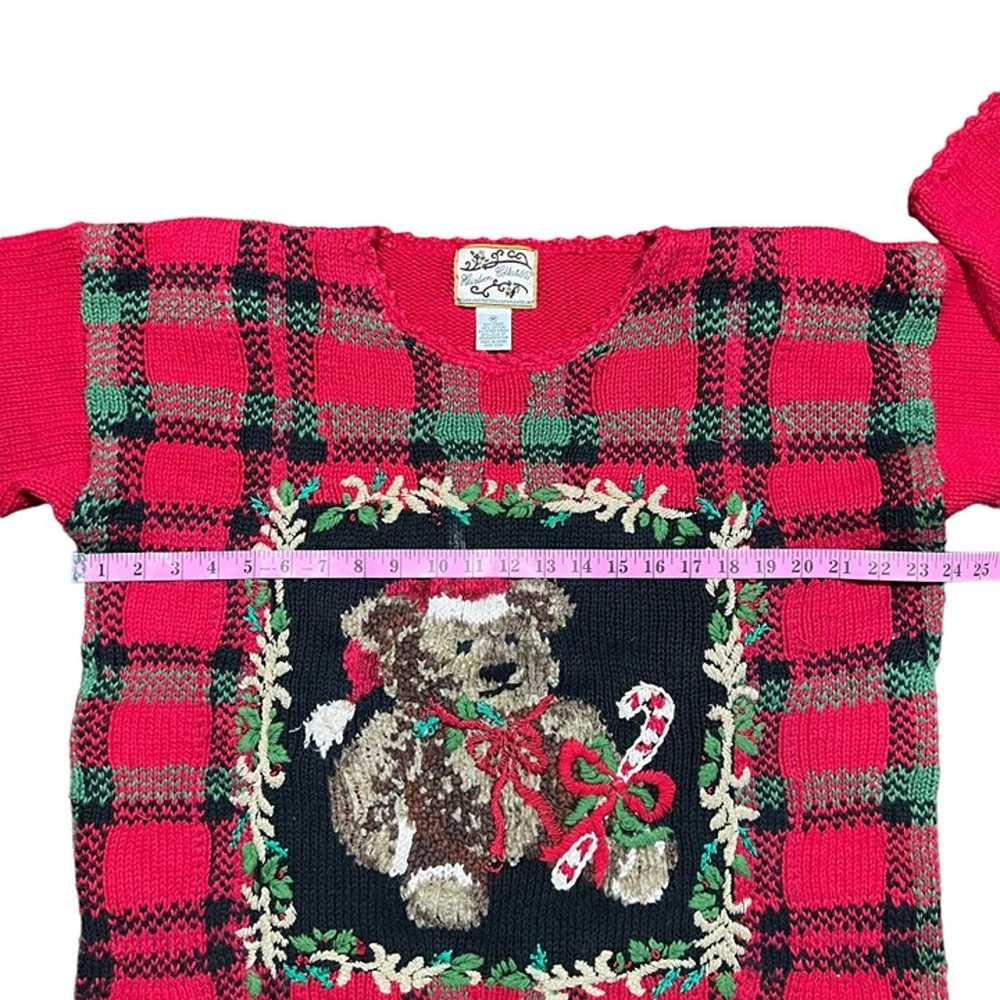 Heirloom Collectibles Vtg Christmas Teddy Bear Em… - image 9
