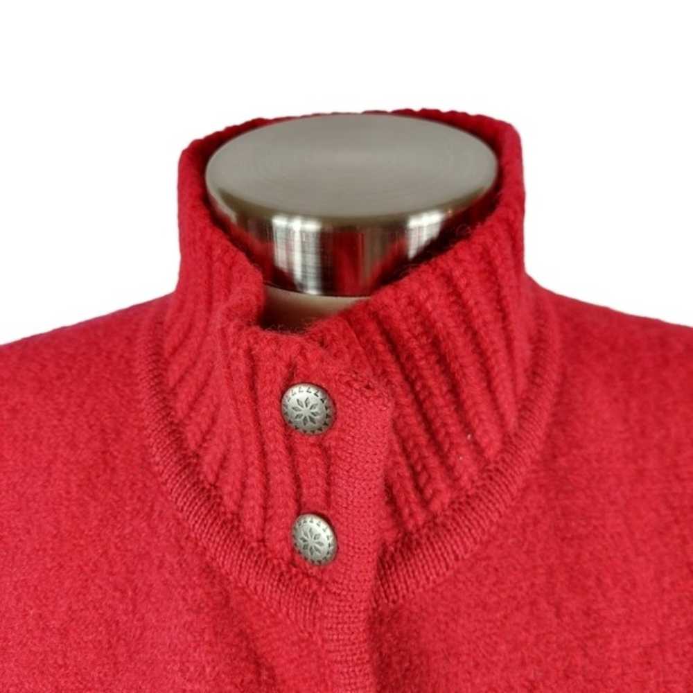 Pendleton Red 100% Wool Vintage Sweater Vest - image 3