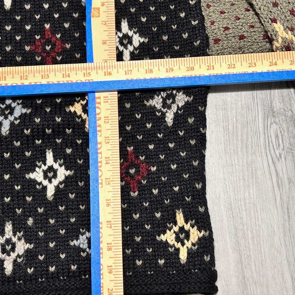 LL Bean Vintage Ladies Hand Knit Merino Wool Blen… - image 8