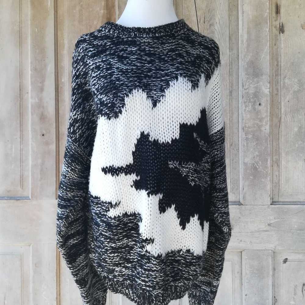 Vintage Oversized Knit Le Tigre Sweater - image 2