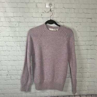 Vintage Northern Isles lavender wool blend knit s… - image 1