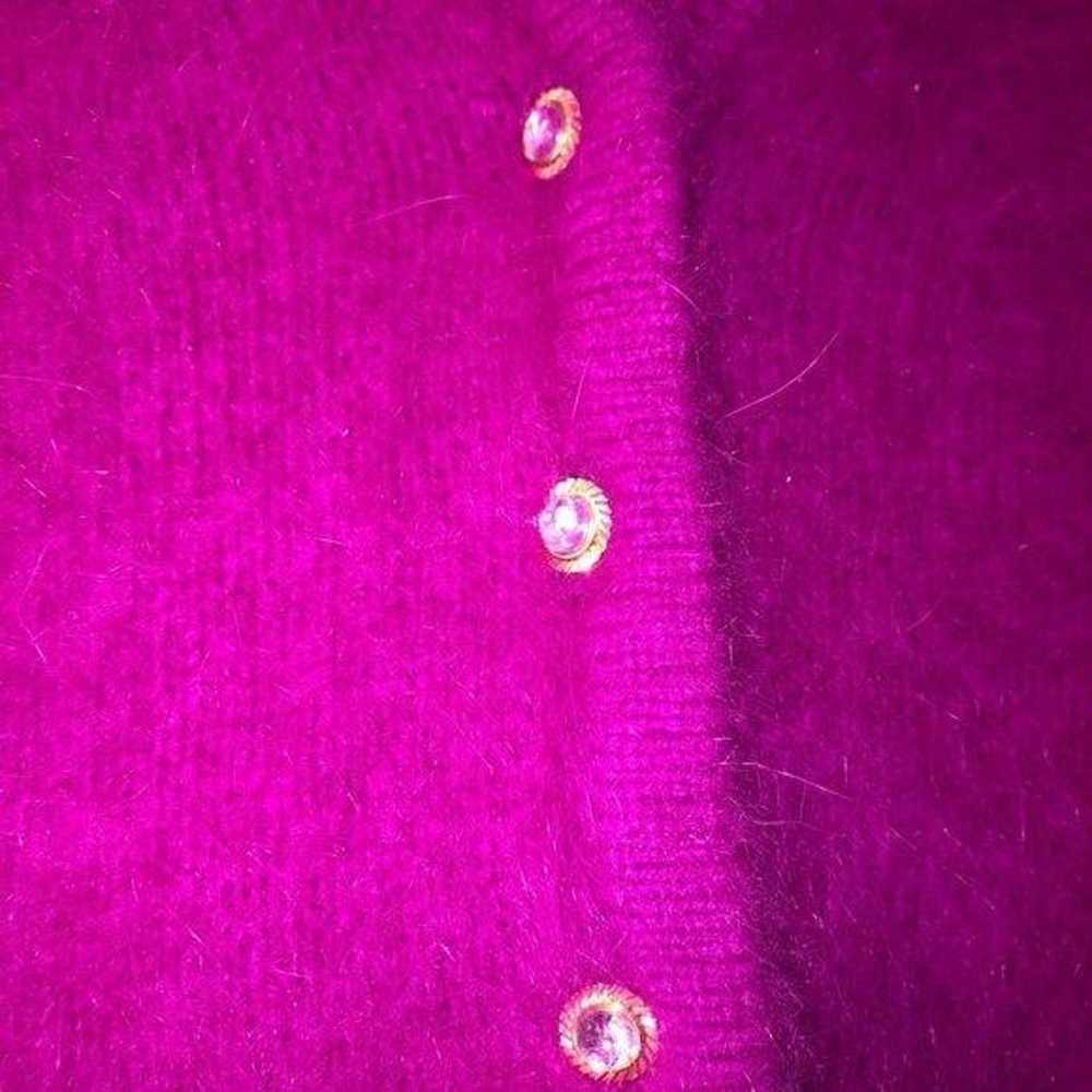 IB Diffusion Womens Vintage Pink Magenta Angora S… - image 3