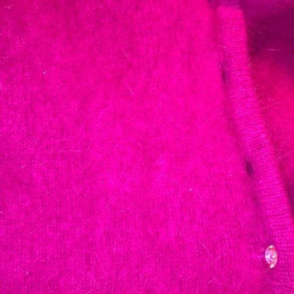 IB Diffusion Womens Vintage Pink Magenta Angora S… - image 9