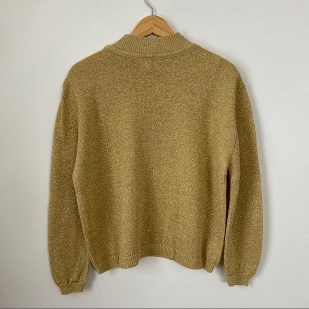 Vintage Willow Ridge Metallic Sweater - image 3