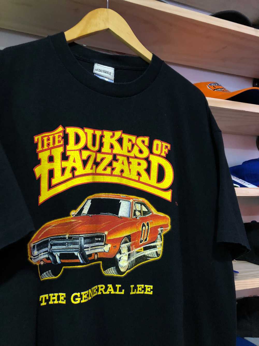 Vintage 1999 Dukes Of Hazzard General Lee Car Tee… - image 3