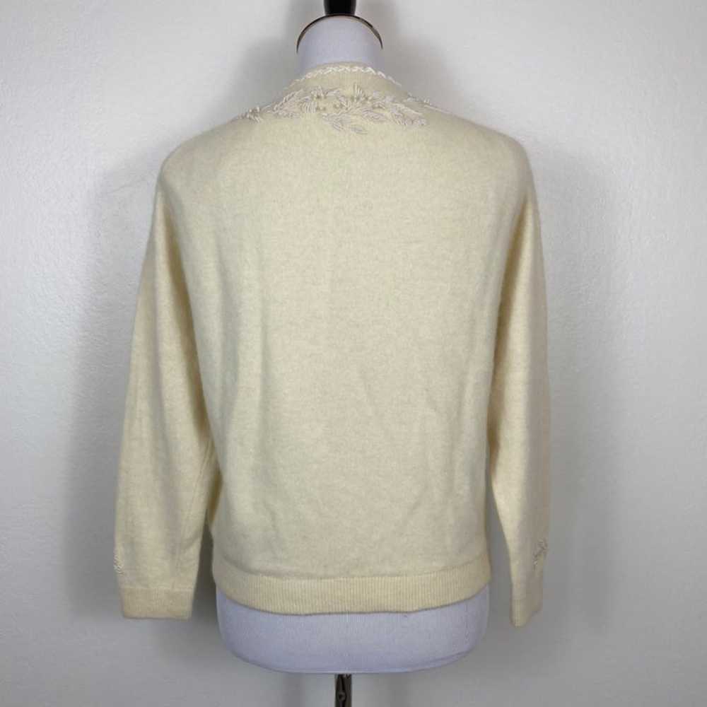 Vintage 50’s Beaded Cardigan Sweater - image 3