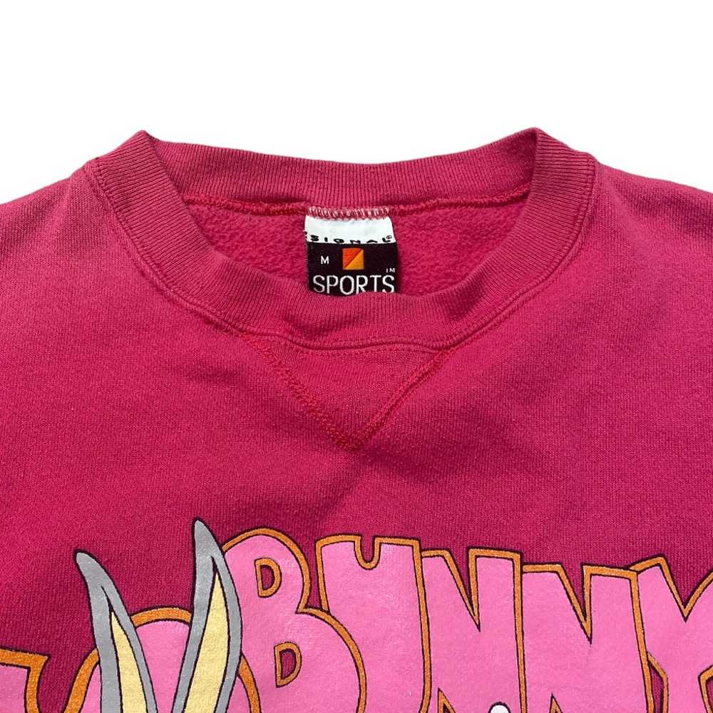 Vintage 1993 Pink Bugs Bunny Sweatshirt - image 3