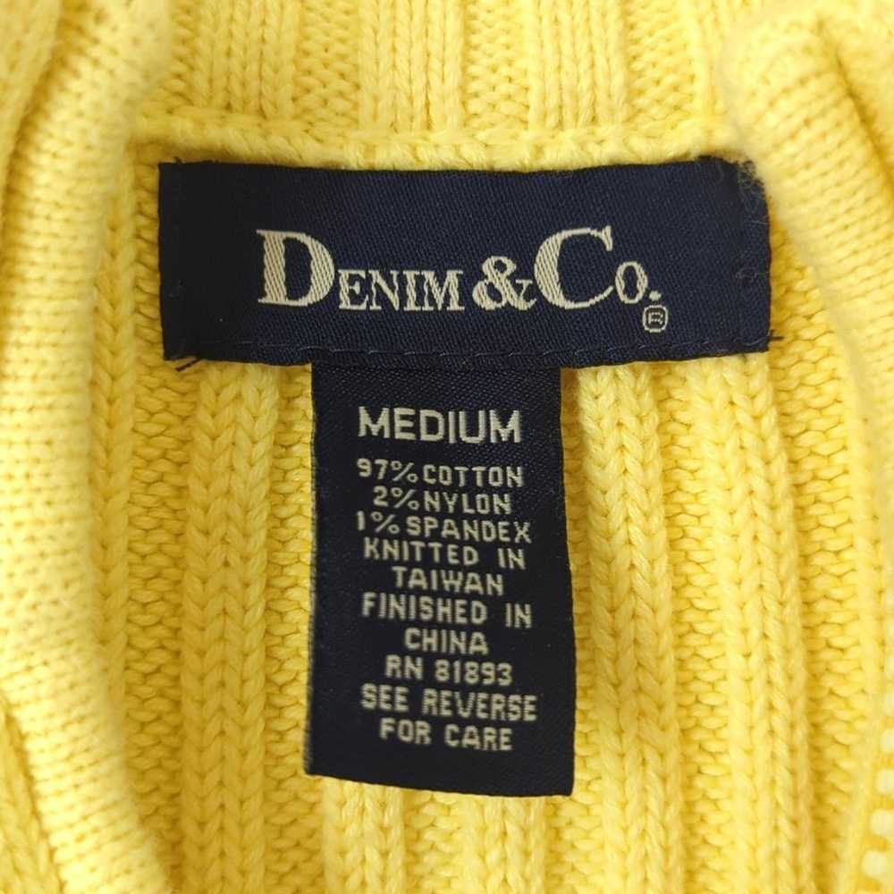 Denim & Co 90's Vintage Classic Ribbed Knit Quart… - image 4