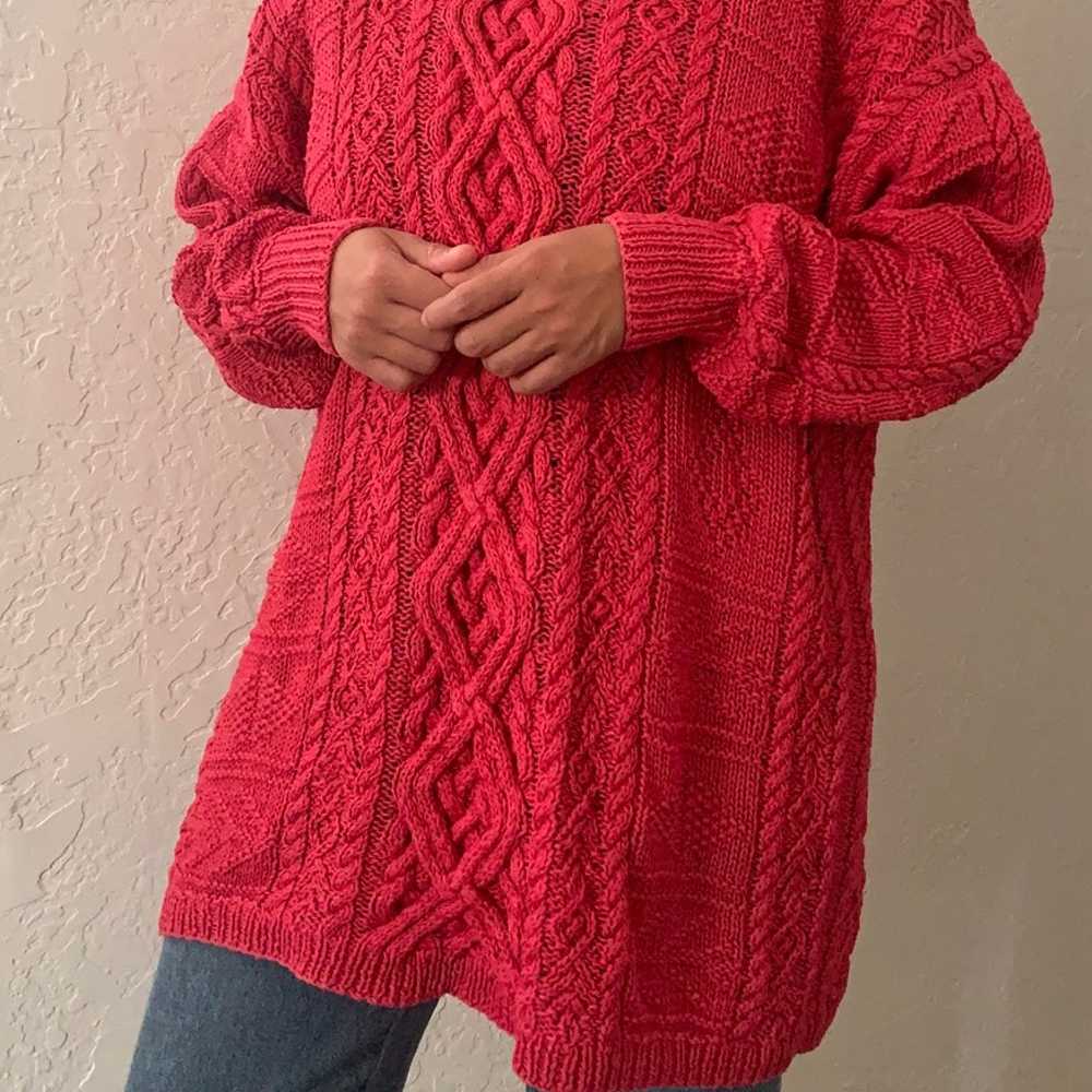 Vintage Handknit Sweater - image 2