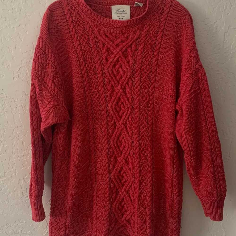 Vintage Handknit Sweater - image 3