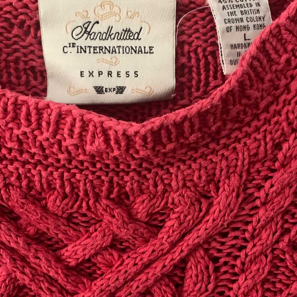 Vintage Handknit Sweater - image 4