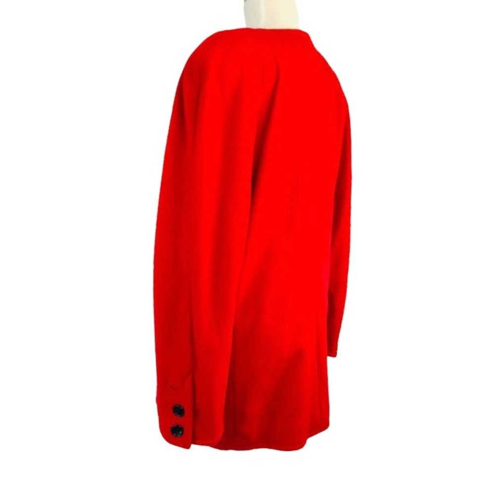 Nina Ricci Paris Vintage Boutique Red Cashmere Wo… - image 6