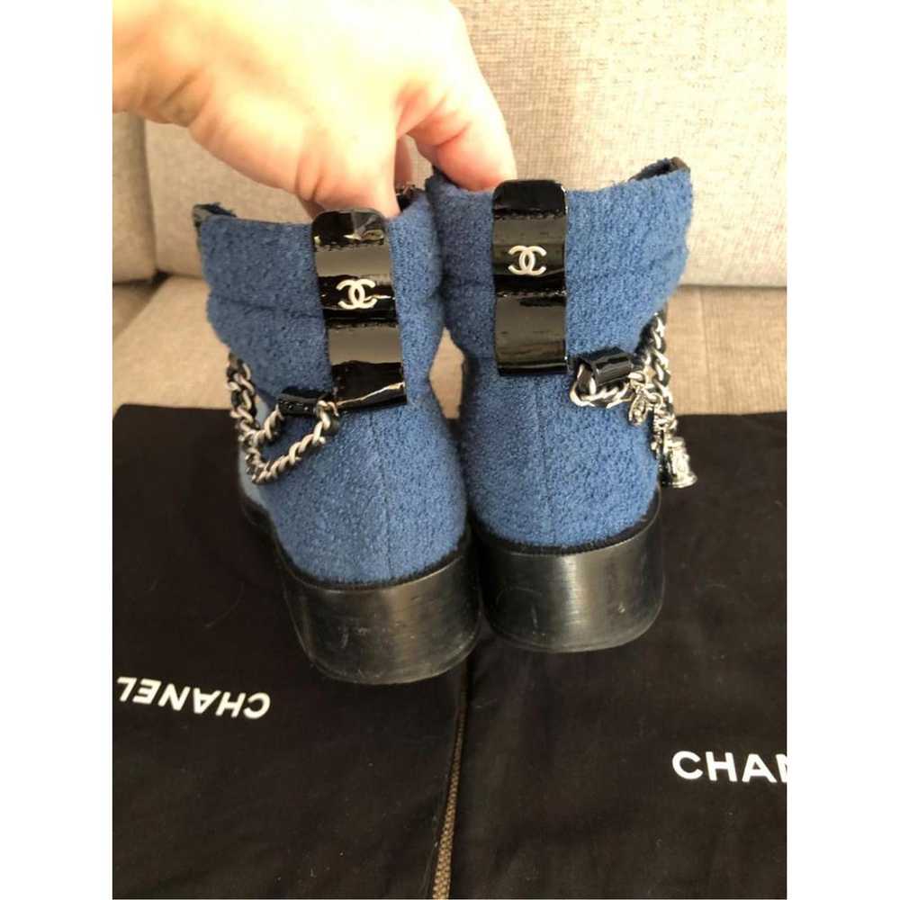 Chanel Cloth ankle boots - image 6