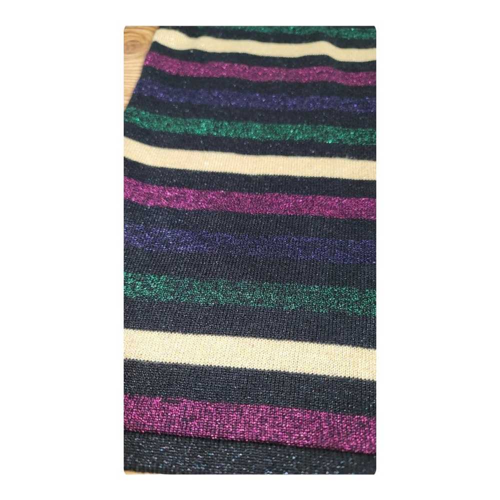 Vintage Joan Leslie Sweater Large Top Striped Shi… - image 3