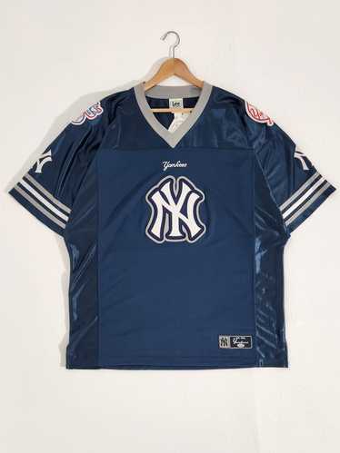 Vintage 1990's New York Yankees Lee Football Jers… - image 1