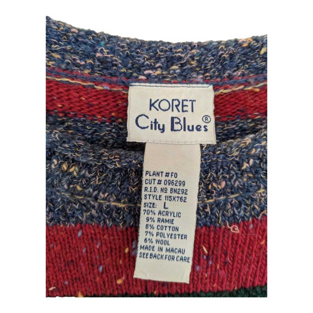 Vintage Koret Striped Sweater Size L - image 4
